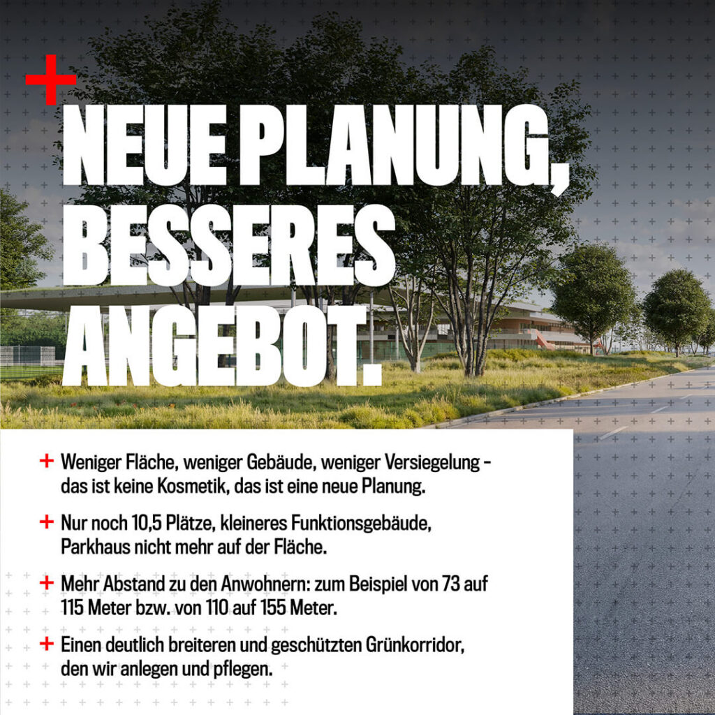 Neue Planung, besseres Angebot.